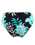 Pour Moi Sea Breeze Tab Bikini Brief Green/Black/Coral