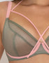 Curvy Kate Lifestyle X Plunge Bra Khaki/Pink