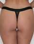 Scantilly Harnessed Thong Black