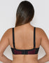 Curvy Kate In Love with Lace Plunge Bra Black/Wine