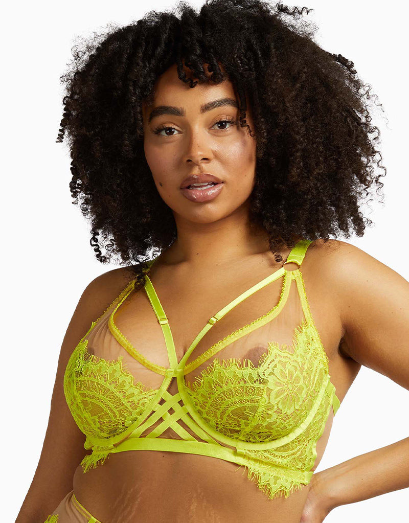 Bloom Lace Yellow Croplet Bra Shop Now