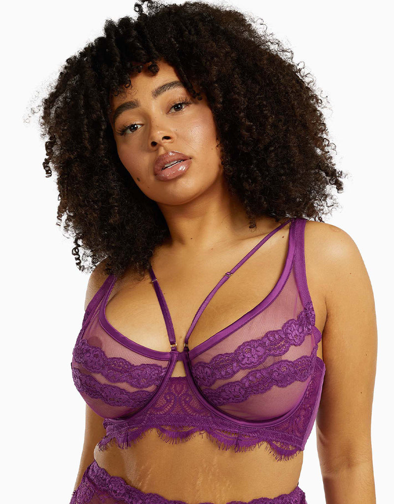Shyaway on X: Are you ready to go glam? Add this magical lace bra that  promises the comfort and style you crave. Grab this alluring bra to be a  trendsetter.#lacebra #purple #everydaybra #