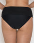 Curvy Kate Sheer Class Deep Fold Over Bikini Brief Black