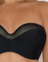 Curvy Kate Sheer Class Bandeau Bikini Top Black