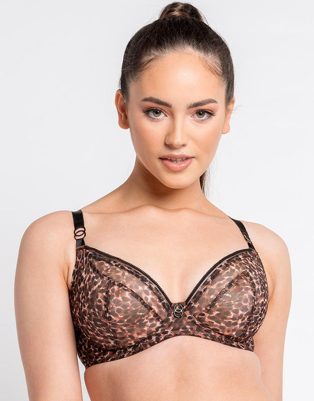 Curvy Kate Lifestyle Plunge Bra Animal Print