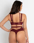 Scantilly Buckle Up Thong Oxblood