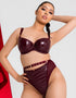 Scantilly Buckle Up Thong Oxblood
