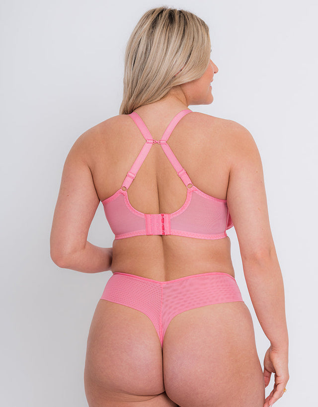 Curvy Kate Centre Stage Deep Thong Pink