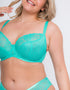 Curvy Kate Lace Daze Balcony Bra Blue Lagoon