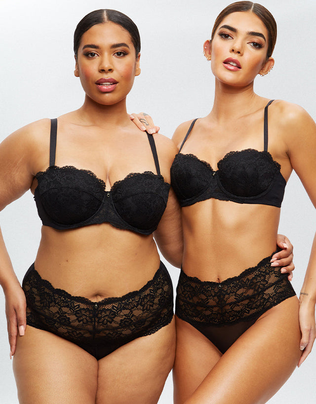 Ann Summers Sexy Lace Planet Balconette Bra Black