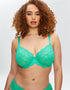 Ann Summers Sexy Lace Planet Plunge Bra Green