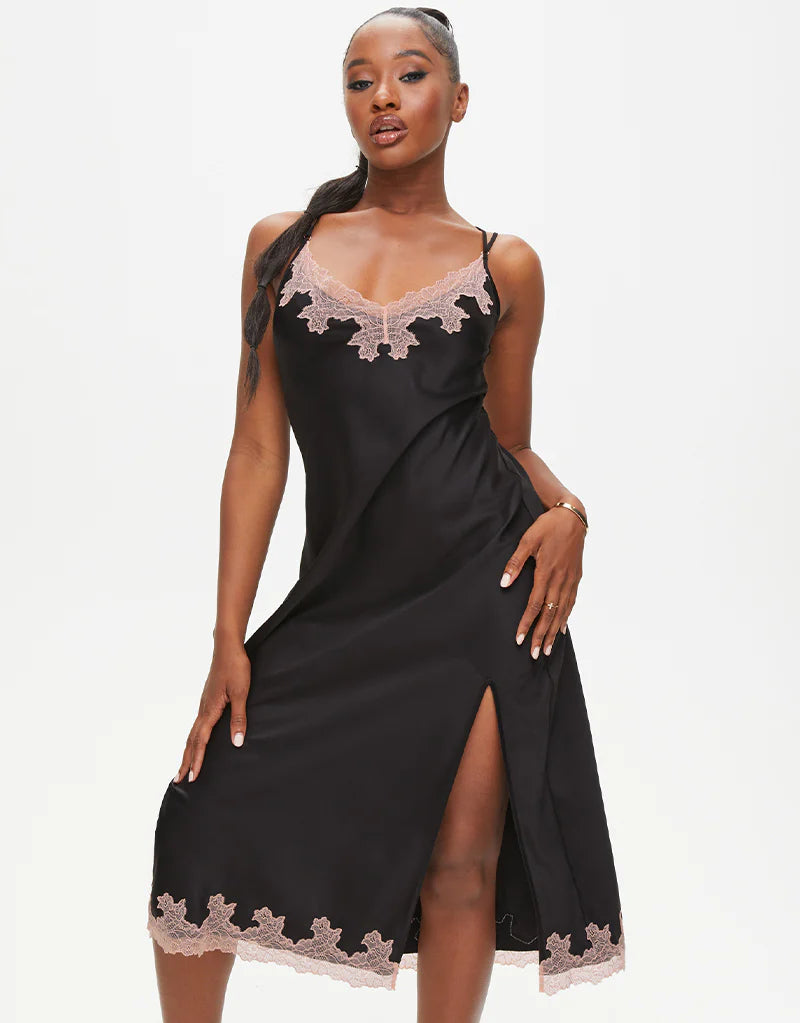 Ann Summers Sorella Maxi Chemise Black / XS