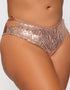 Ann Summers Suncity High Waist Bikini Bottom Gold