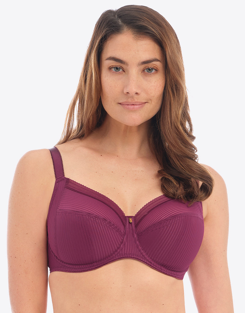 Fantasie Fusion Full Cup Side Support Bra Black Cherry Brastop Us