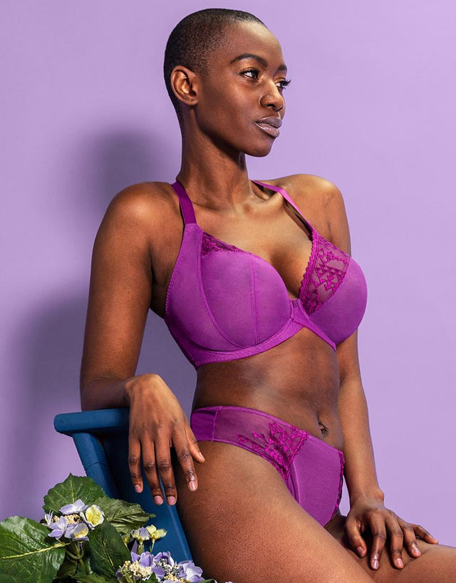 Curvy Kate Centre Stage Deep Thong Violet
