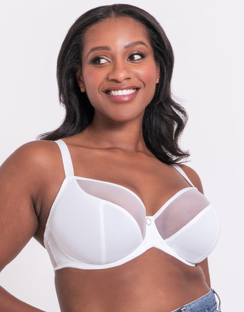 Wrinkling in cups, unsure if bra is too large or too projected 30DD - Curvy  Kate » Daily Balcony Bra (CK037100)