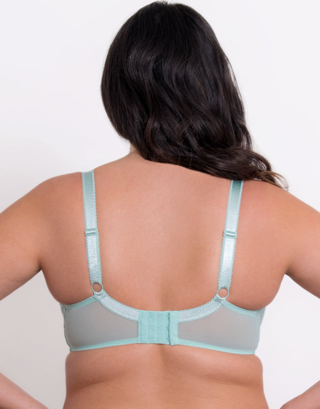 Curvy Kate Dottie Balcony Bra Mint Green