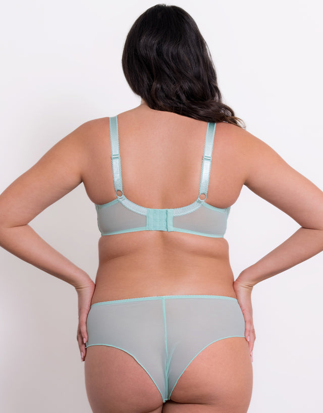 Curvy Kate Dottie Balcony Bra Mint Green