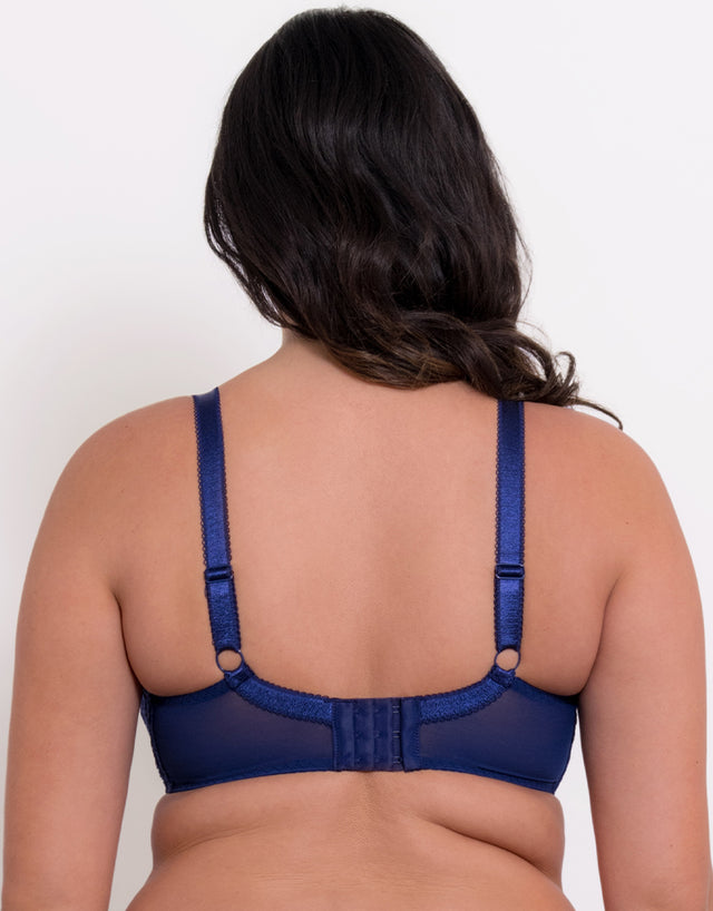 Curvy Kate Dottie Balcony Bra Navy