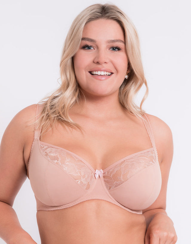 Curvy Kate Drama Queen Balcony Bra Latte