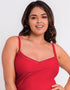 Curvy Kate First Class Plunge Tankini Multiway Top Red