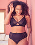 Curvy Kate Get Up and Chill Non-Wired Bralette Black
