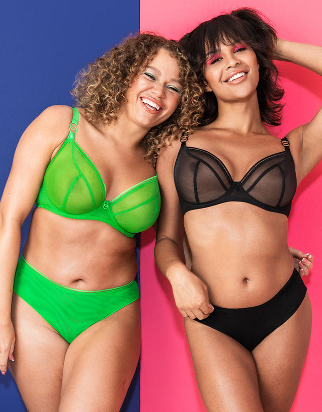 Curvy Kate Lifestyle Plunge Bra Green