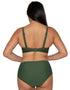 Curvy Kate Rush Padded Plunge Bikini Top Olive