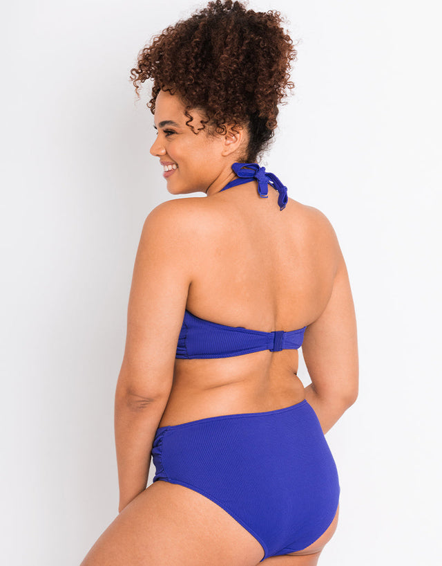 Curvy Kate Twist and Shout Non Wired Triangle Bikini Top Ultraviolet
