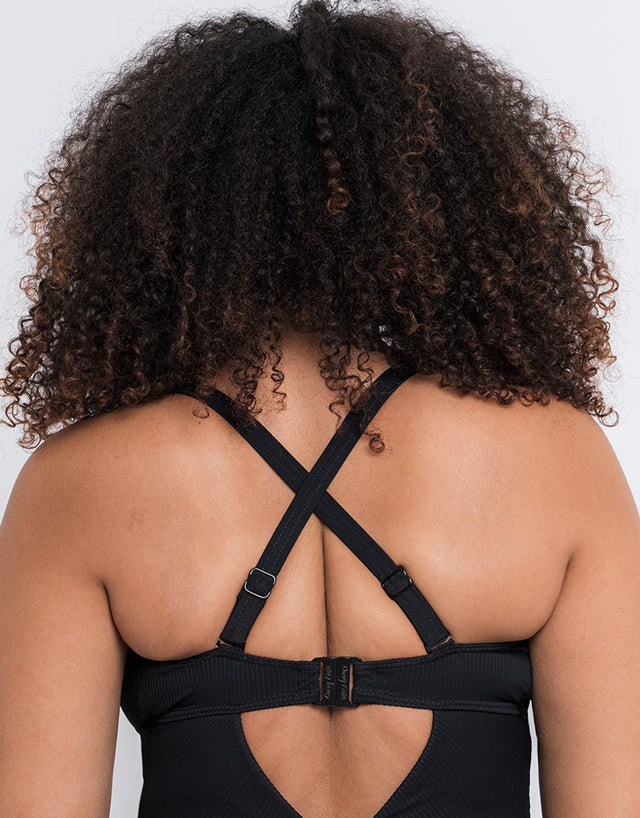 Curvy Kate Twist and Shout Non Wired Multiway Swimsuit Black