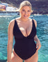 Curvy Kate Twist and Shout Non Wired Swimsuit Black