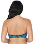 Curvy Kate Wanderlust Padded Balcony Bikini Top Blue Mix