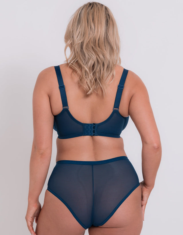 Curvy Kate WonderFully Full Cup Side Support Bra Deep Blue