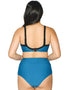 Curvy Kate Rock The Pool Padded Balcony Bikini Top Petrol Blue