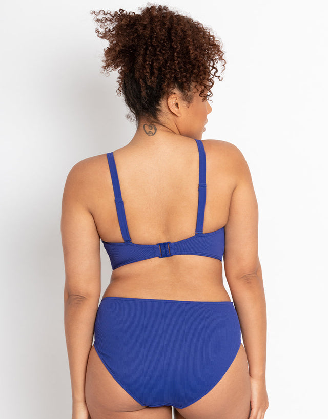 Curvy Kate Twist and Shout Non Wired Triangle Bikini Top Ultraviolet