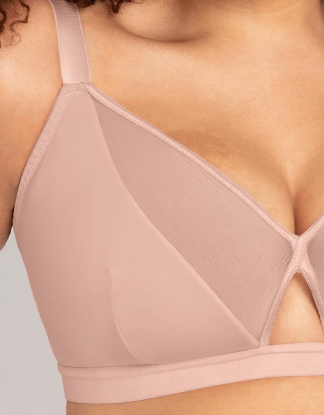 Curvy Kate Get Up and Chill Bralette Soft Pink