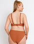 Curvy Kate Holiday Crush Non Wired Plunge Swimsuit Rust