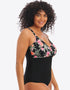 Elomi Dark Tropics Moulded Swimsuit Black