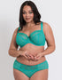 Flirtelle Alice Balcony Bra Blue Lagoon