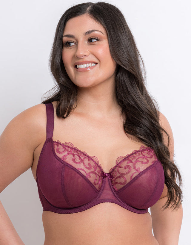 Flirtelle Alice Balcony Bra Plum