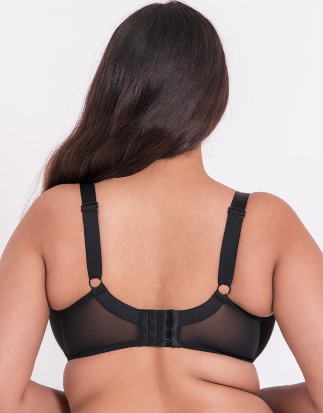 Flirtelle Chloe Plunge Bra Black
