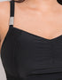 Flirtelle Dubai Escape Balcony Tankini Top Black
