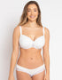 Flirtelle Emma Padded Balcony Bra White