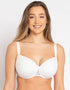 Flirtelle Emma Padded Balcony Bra White