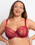 Flirtelle Eve Padded Balcony Bra Rouge/Latte