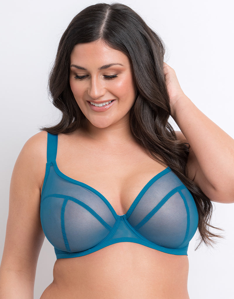 Buy Turquoise Blue Bras for Women by SHYLA Online