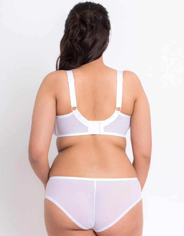 Flirtelle Hayley Plunge Bra White