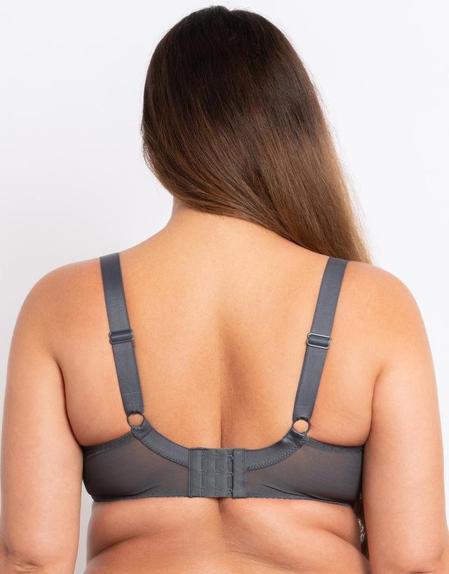 Flirtelle Holly Balcony Bra Charcoal