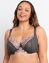 Flirtelle Holly Balcony Bra Charcoal