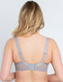 Flirtelle Holly Padded Balcony Bra Slate/Purple